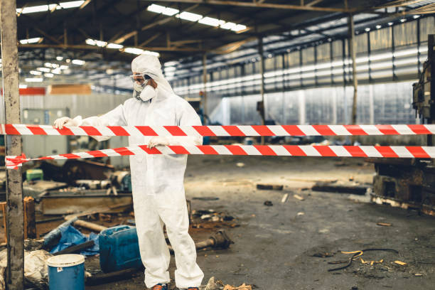 Professional Biohazard technician working in Buxton, ME